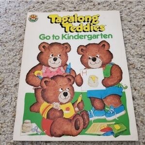 Tagalong teddies go to kindergarten activity book. Good condition pre loved